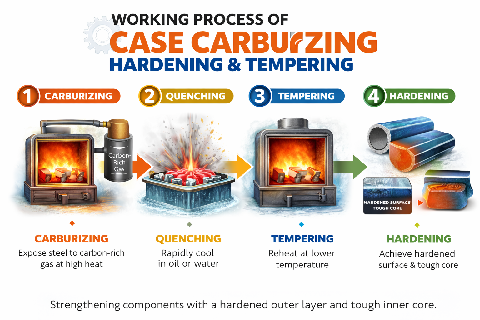  Case Carburizing Hardening and Tempering